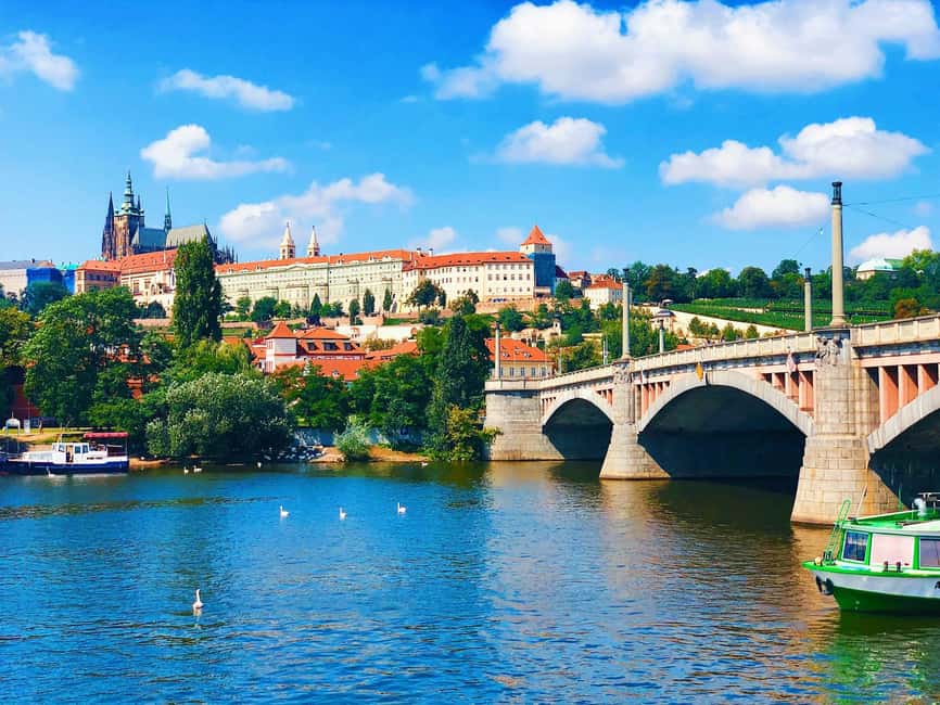 Prague Castle, St. Vitus Cathedral, Royal Palace, St. George's Basilica - Golden Lane, alchemists, and Franz Kafka
