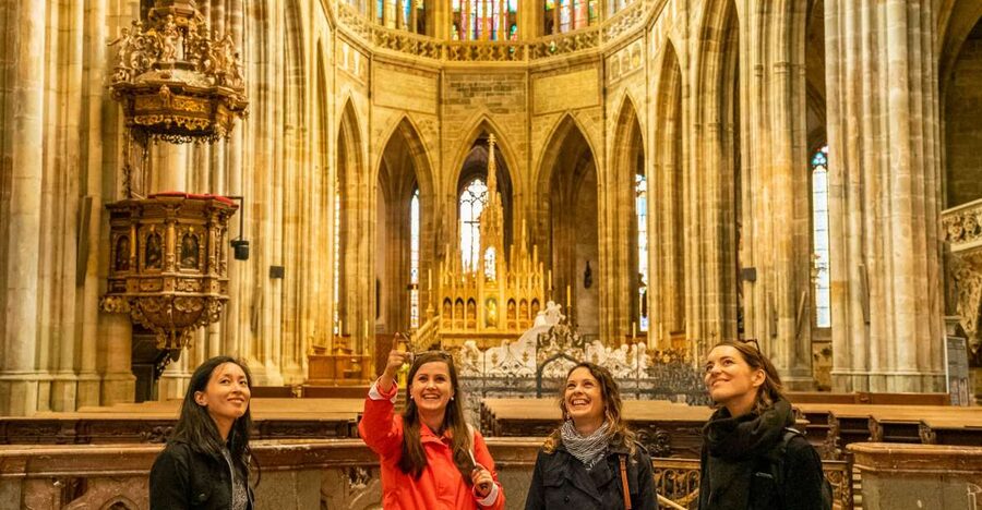 Prague: Castle Tour with Local Guide and Entry Ticket - St. Vitus Cathedral, from stained glass to royal tombs