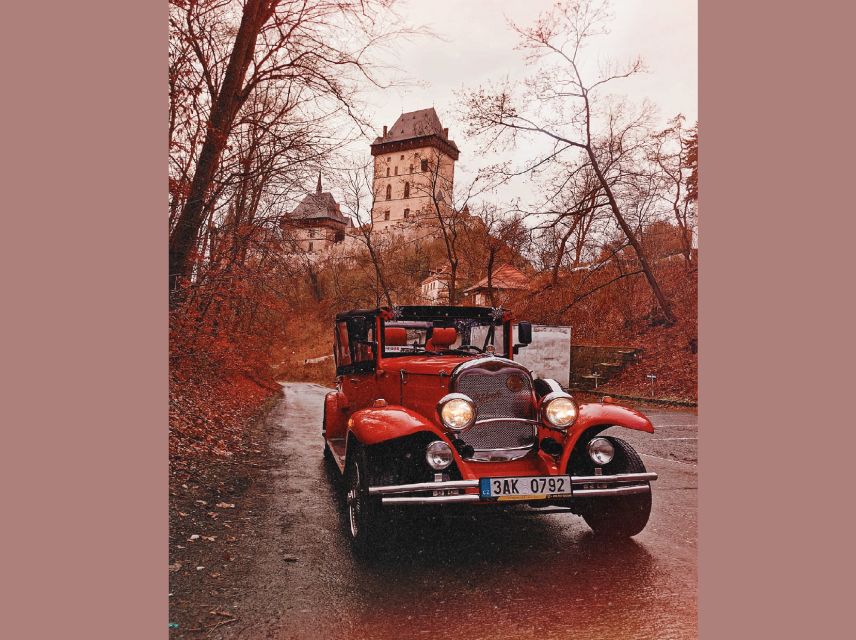 Prague: Fairytale Karlstejn Castle in Retro-Style Car - The Chapel of the Holy Cross and royal treasures