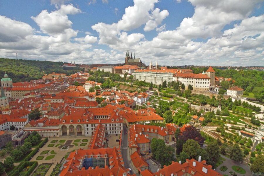 Prague: Prague Castle and Lobkowicz Palace Entry Tickets - Collecting your ticket at Lobkowicz Palace