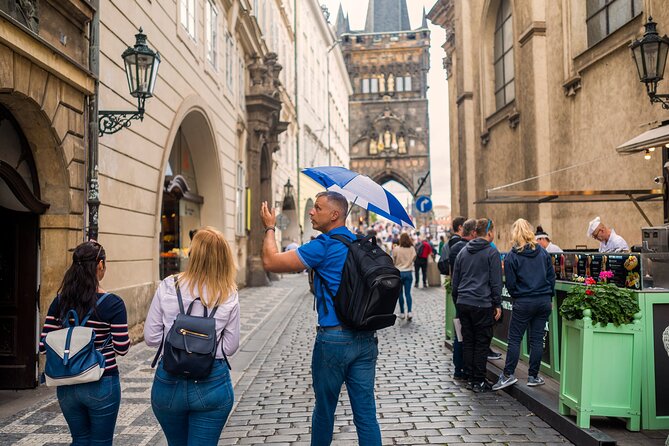 Prague Walking Tour of Old Town, Charles Bridge and Prague Castle - Taking the tram toward Prague Castle