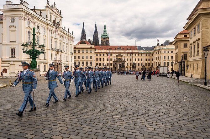 Prague Walking Tour of Old Town, Charles Bridge and Prague Castle - Reaching the castle district and Hradčany views
