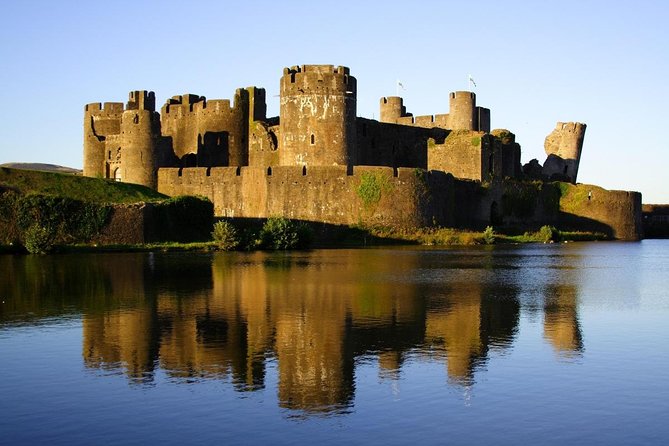 Private Day Tour of South Wales, including Cardiff & Caerphilly Castle. - A full Welsh day that begins with a fortress in the water