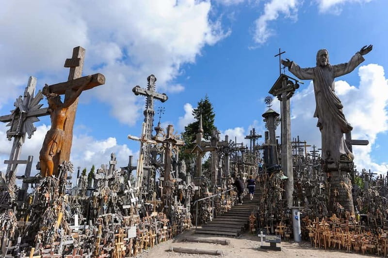 Riga: Hill of Crosses, Guided Rundale Palace & Bauska Castle - The two-hour ride to the Hill of Crosses