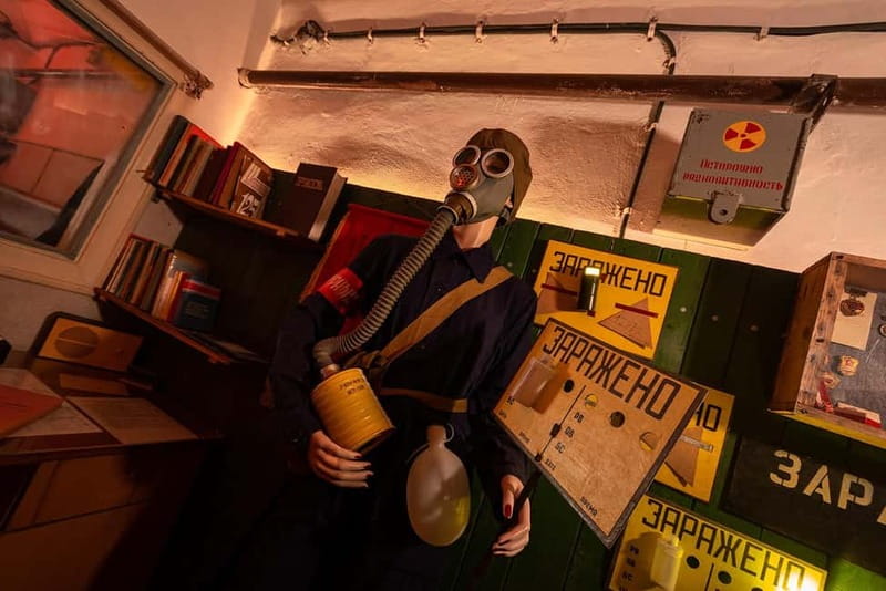 Riga: Soviet Bunker, Seaside Fortress + Authentic BBQ lunch - Entering the Soviet communication bunker