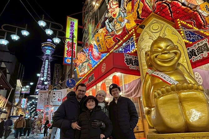 [Same Day OK] Osaka 4 hour, Castle, Market, Walking tour - Shinsekai Ichiba and the short tea experience