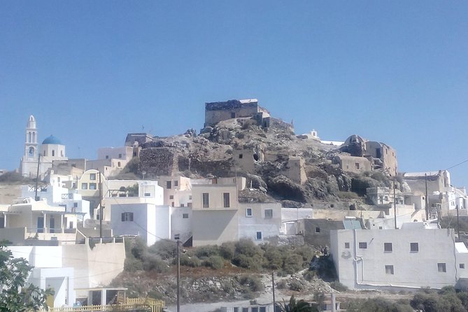 Santorini Highlights and Venetian Castles Small-Group Day Tour - Akrotiri offers a short southern caldera view