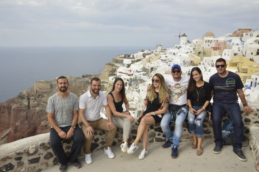 Santorini: Small-Group Highlights Tour of Venetian Castles - Emporio shows the best-preserved Venetian castle