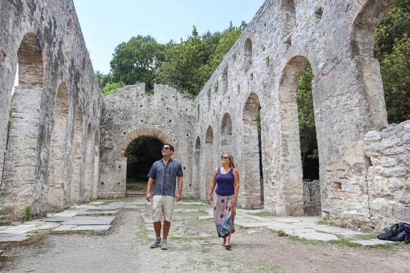 Saranda: Butrint, Blue Eye, Ksamil and Lekuresi Castle Tour - The Blue Eye: clear water beneath the trees