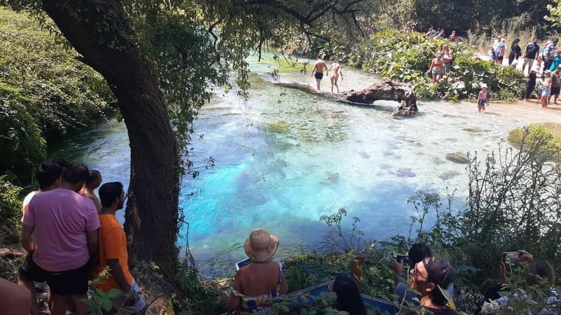 Saranda: Butrint, Ksamil, Blue Eye and Lekuresi Castle Tour - The Blue Eye: beauty with a walk attached