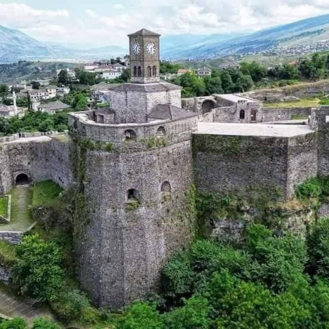 Saranda: Lekursi Castle, Blue Eye, Gjirokaster, & More Tour - The Blue Eye: cool water and a forest walk