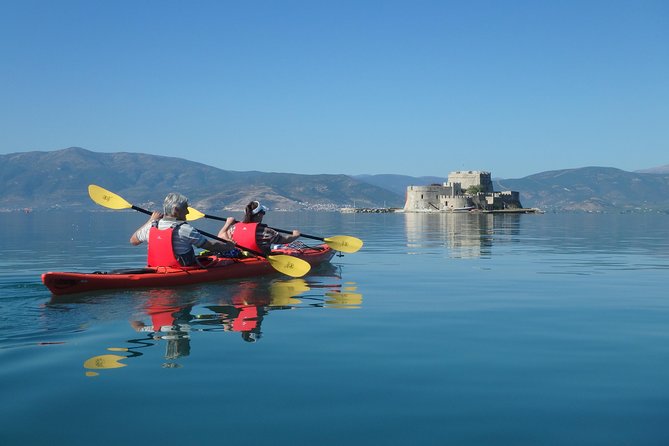 Sea Kayak Nafplio - Medieval Castles Tour - The swim, snorkel, and homemade orange cake stop