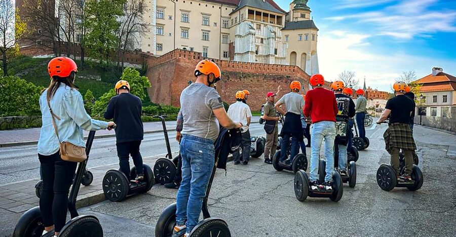 Segway Tour Krakow: Grand Tour (Old Town + Wawel Castle) - Rolling through Main Market Square