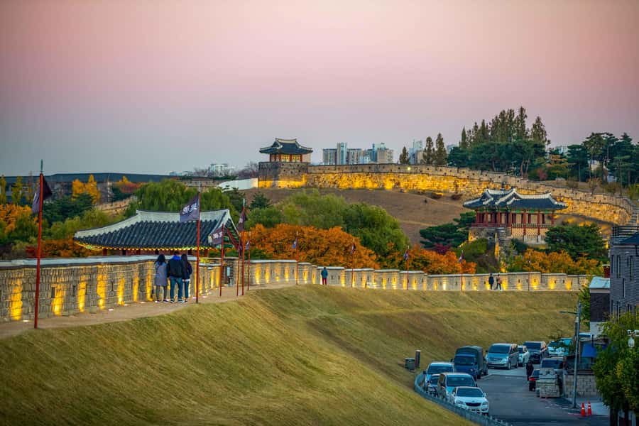 Seoul : Suwon Hwaseong Fortress+Starfield Library+Waujeongsa - Making gimbap and learning about dried laver