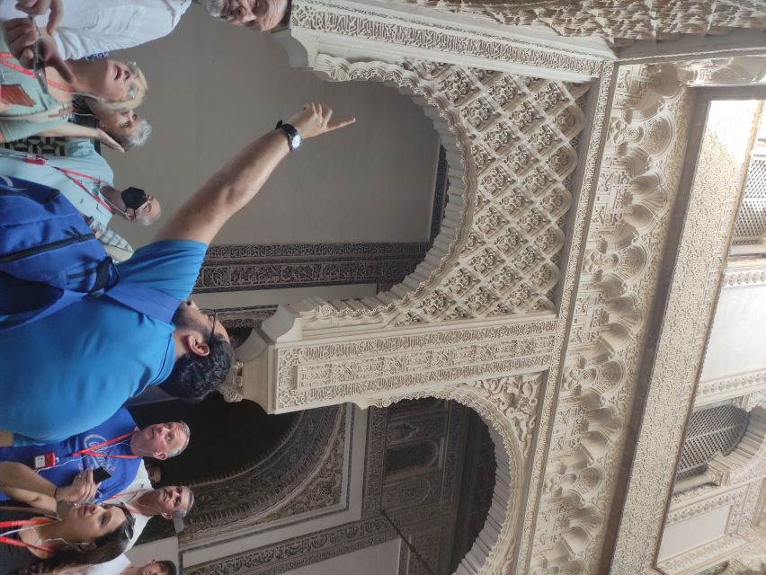 Seville: Cathedral, Giralda, and Alcazar Guided Tour - Gardens, courtyards, and screen locations