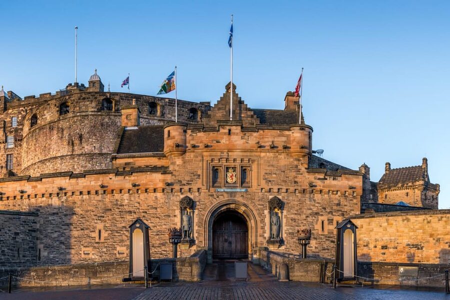 Skip-the-line Edinburgh Castle with Old Town Walking Tour - Passing through Edinburgh Castle’s defenses