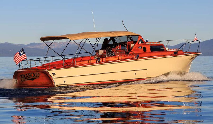 Tahoe: Emerald Bay Cruise & Vikingsholm Castle Walking Tour - Arriving at Emerald Bay and going ashore