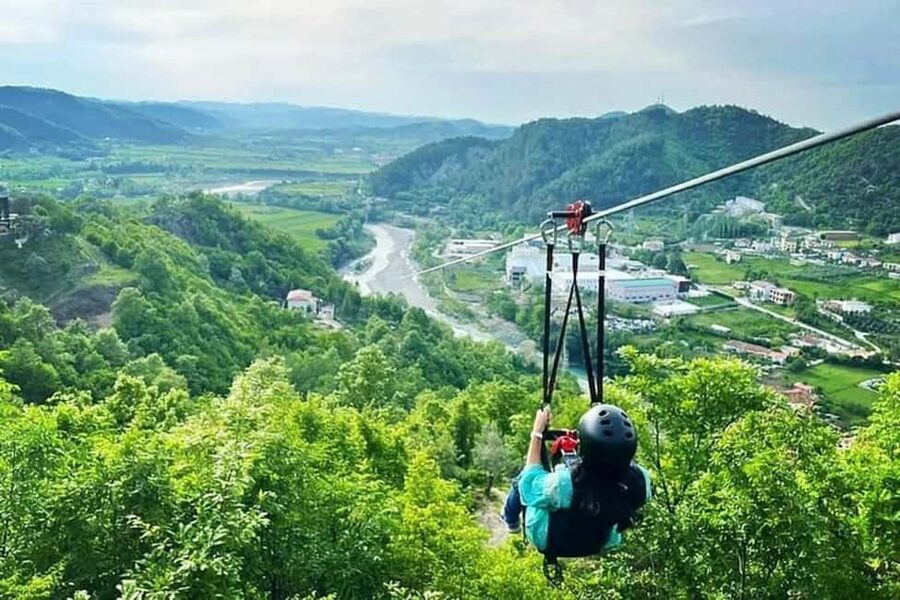 Tirana Adventure: Petrela Castle, Black Cave Hike & Zipline - Key points at a glance
