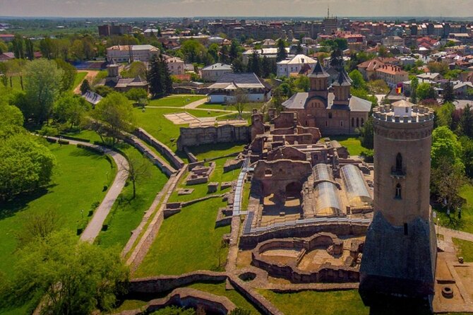 Vlad the Impaler Royal Court from Târgoviște, Peleș Castle and Dracula grave - Chindiei Tower and Vlad’s former royal court