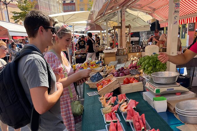 Walking tour of Nice, the old town & the Coline du Château - Cours Saleya and the Flower Market